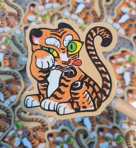 Tiger Sticker